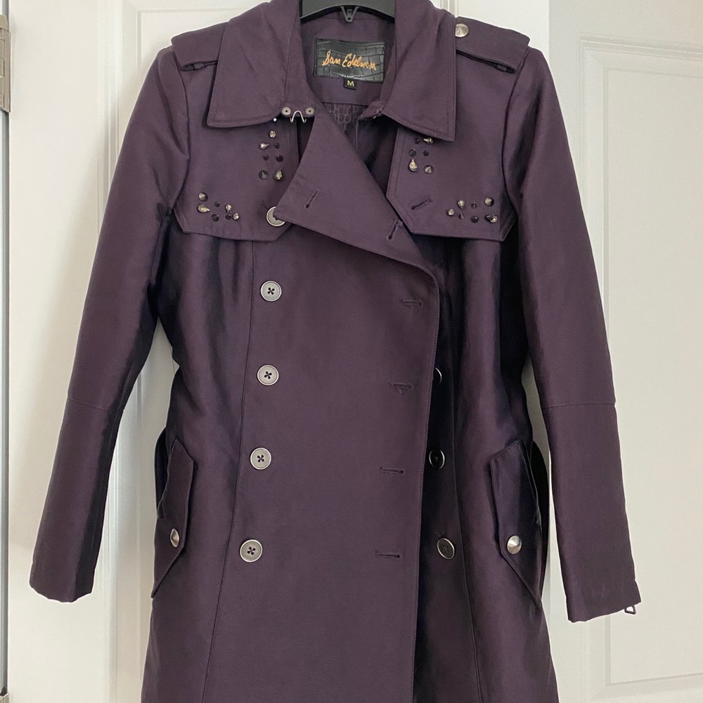 Sam Edelman embellished trench coat